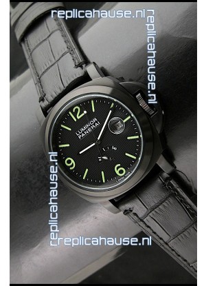 Panerai Luminor Power Reserve Japanese Automatic Watch in Black