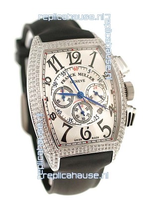 Franck Muller Master of Complications Swiss Replica Watch in Diamond Bezel