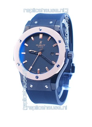 Hublot Classic Fusion Rose Gold Double Plated Bezel Watch