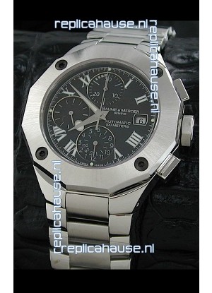 Baume & Mercier Riveria Swiss Watch in Black Dial