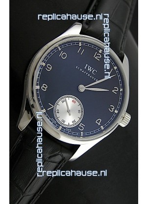 IWC Schaffhausen Japanese Replica Watch in Black Dial