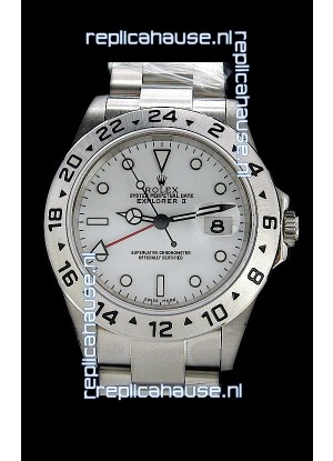 Rolex Explorer II Japanese Replica Automatic Watch in White