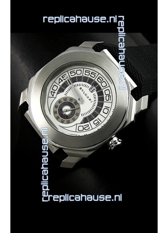 Bvlgari Gerald Genta Swiss Replica Watch in White Dial