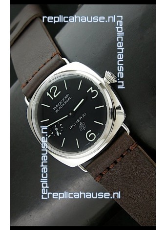 Panerai PAM380 Radiomir Black Seal Swiss Automatic Replica Watch in Brown Strap