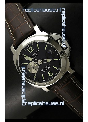 Panerai Luminor GMT Swiss Watch in Steel - 1:1 Mirror Replica PAM00161