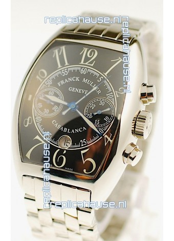 Franck Muller Casablanca Chronograph Swiss Watch in Black Dial