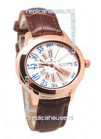 Audemars Piguet Millenary Hour and Minute Swiss Replica Rose Gold Watch