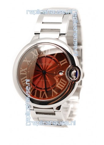 Ballon De Cartier Swiss Replica Watch in Brown Dial