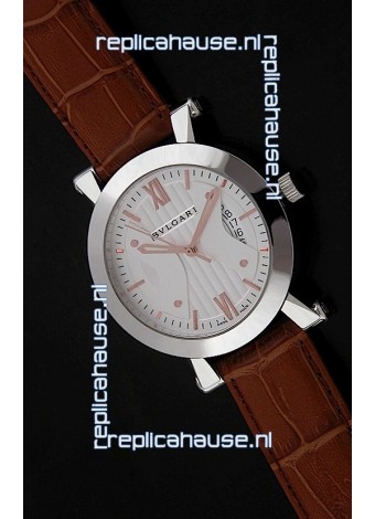 Bvlgari Sotirio Bulgari Swiss Replica Watch in White Dial