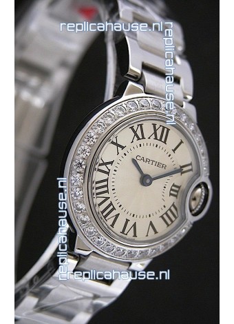 Cartier Ballon Bleu de Swiss Replica Watch in White Dial