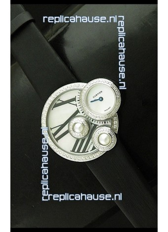 Cartier Jewellery Pearl Diamond Watch