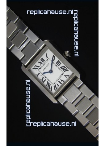 Cartier Tank Solo Swiss Quartz Watch in Steel Strap 24MM Wide 