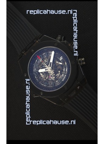 Hublot Big Bang Unico All Black Sapphire Quartz Replica Watch 45MM