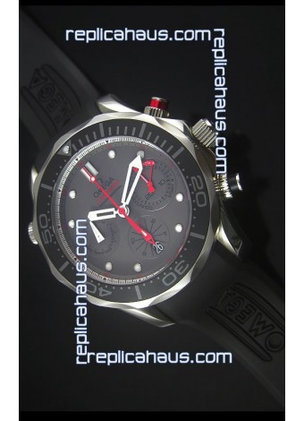 Omega Seamaster Professional Regatta Swiss Replica Watch Rubber Strap