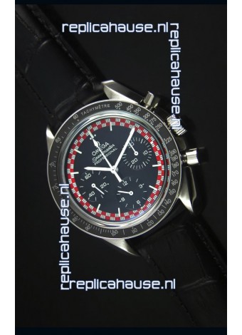 Omega Speedmaster Tintin Moon Swiss Replica Watch with Leather Strap