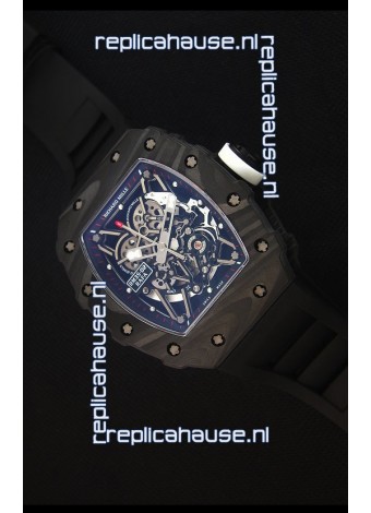 Richard Mille RM035-2 Rafael Nadal Forged Carbon Case with White Crown
