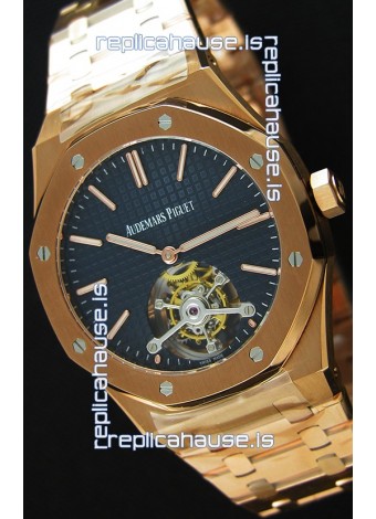 Audemars Piguet Royal Oak Tourbillon 41mm Extra-Thin Dark Blue Dial Watch 