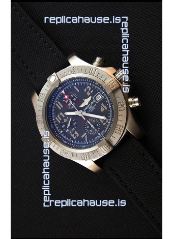 Breitling Avenger Titanium Case Swiss Replica Watch Black Dial 1:1 Mirror Replica Watch