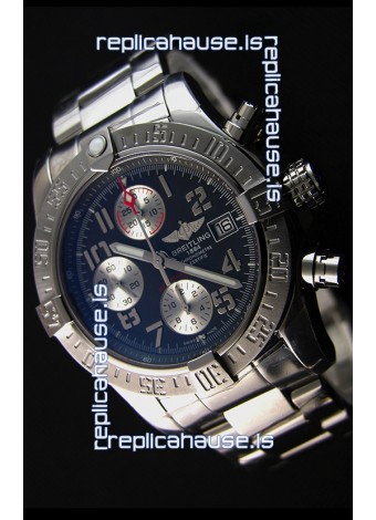 Breitling Skyland Avenger Chronograph Swiss Replica Watch Dark Grey Dial 1:1 Mirror Replica