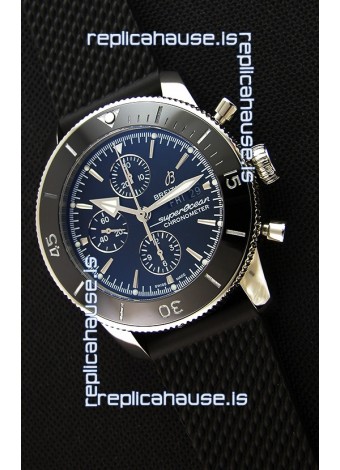 Breitling Superocean Heritage II Black Dial 46MM 1:1 Mirror Swiss Replica Watch 