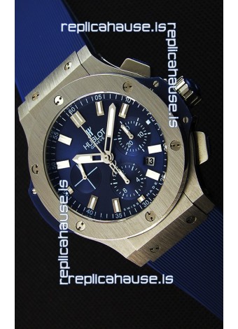 Hublot Big Bang Steel Blue Swiss Replica Watch 1:1 Mirror Replica 