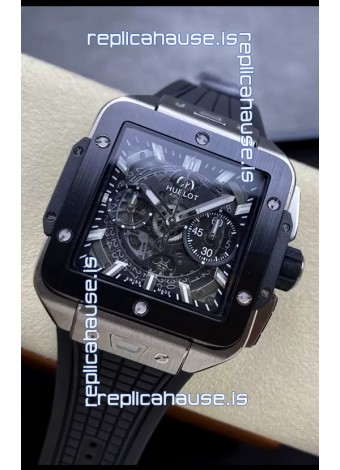 Hublot Square Bang Unico Titanium Chronograph Watch 1:1 Mirror Replica