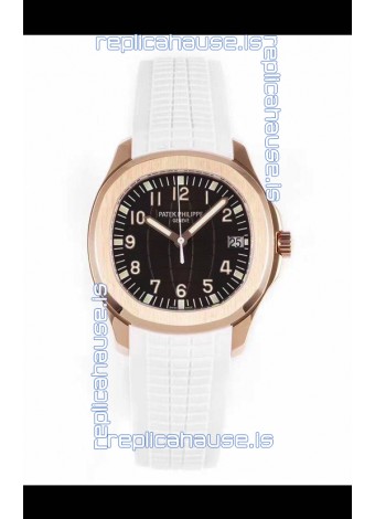 Patek Philippe Aquanaut 5167R Rose Gold 1:1 Mirror Replica Watch - Black Dial