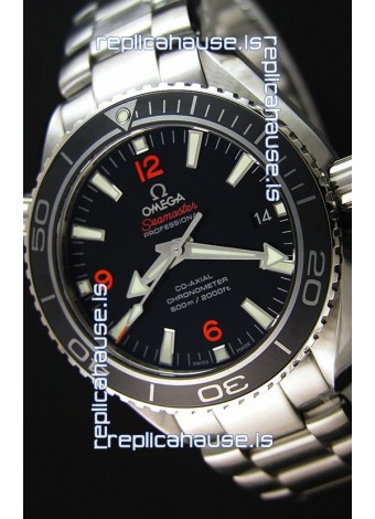 Omega Seamaster Planet Ocean Swiss Black Strap Replica 42MM 1:1 Ultimate Edition Watch 