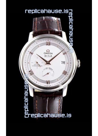 Omega De Ville Prestige Power Reserve 904L Steel 1:1 Mirror Swiss Watch White dial