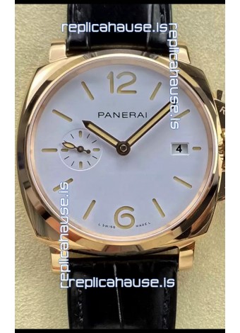 Panerai Luminor Due PAM1336 Edition 1:1 Mirror Swiss Replica Watch White Dial