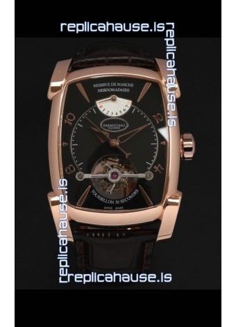 Parmigiani Fleurier Kalpa XL Rose Gold 1:1 Genuine Tourbillon Swiss Replica Watch 