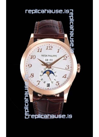 Patek Philippe Annual Calendar 5396R-012 Complications Swiss Replica Watch in White Dial