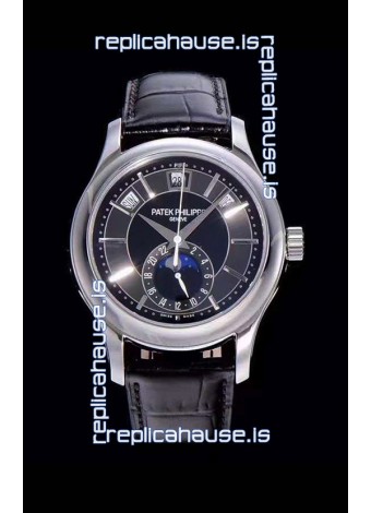 Patek Philippe 5205-001 Complications MoonPhase 1:1 Mirror Swiss Replica Watch Dark Grey Dial