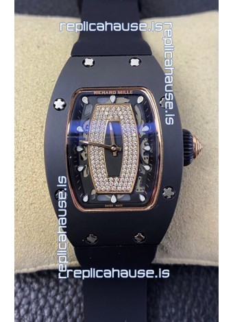 Richard Mille RM-07-01 DLC Coated Casing Ladies 1:1 Swiss Replica Watch