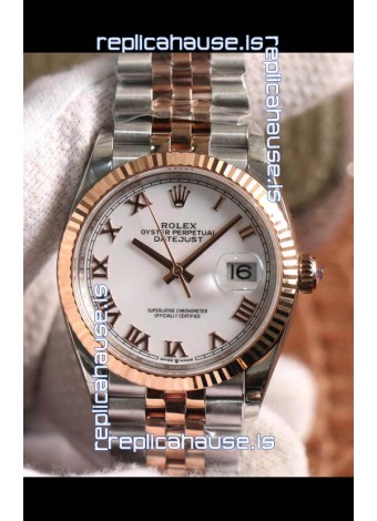 Rolex Datejust 126231 36MM Cal.3135 Swiss 1:1 Mirror Replica Watch in 904L Steel Casing 