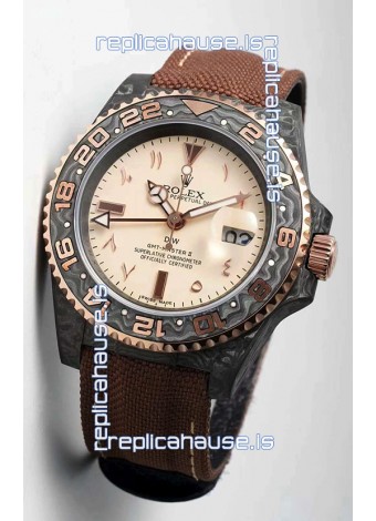 Rolex GMT Masters II DiW Edition Swiss Replica Watch - 1:1 Mirror Replica Arabic Numerals