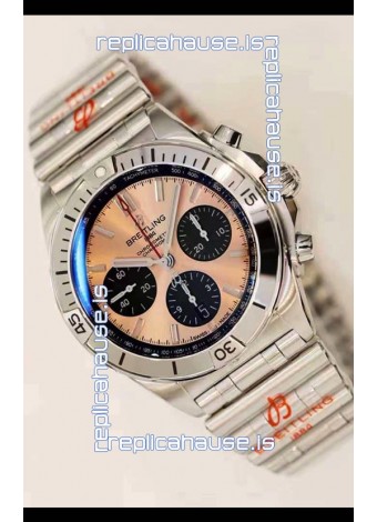 Breitling Chronomat B01 42 Edition Swiss 904L Steel Casing Copper Dial 1:1 Mirror Replica Watch