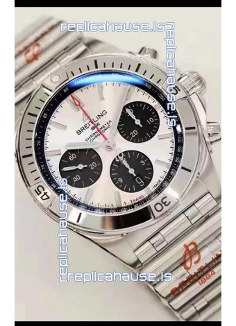 Breitling Chronomat B01 42 Edition Swiss 904L Steel Casing Silver Dial 1:1 Mirror Replica Watch