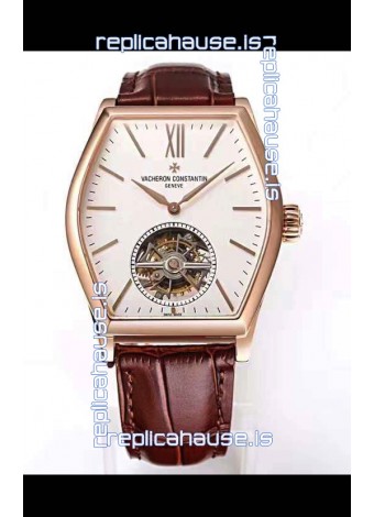 Vacheron Constantin Malte Tourbillon 1:1 Mirror Quality Rose Gold Swiss Replica Watch 