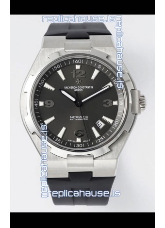 Vacheron Constantin Overseas 1:1 Mirror Swiss Replica Watch in Grey Dial - Rubber Strap