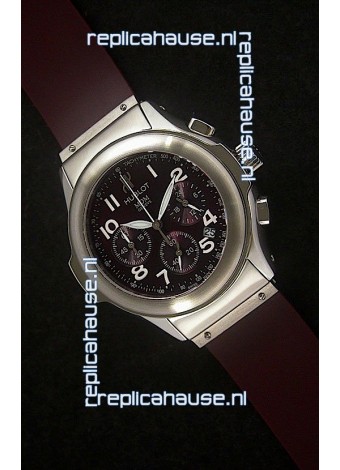Hublot MDM Geneve Japanese Watch in Dark Red Dial
