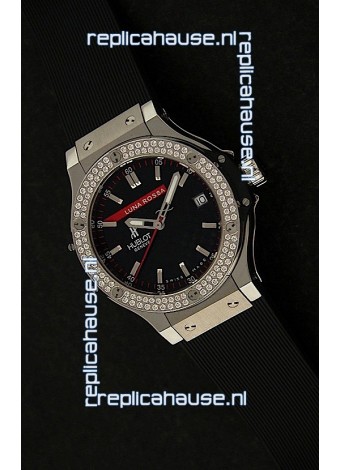 Hublot Luna Rossa Swiss Quartz Watch in Diamond Plated
