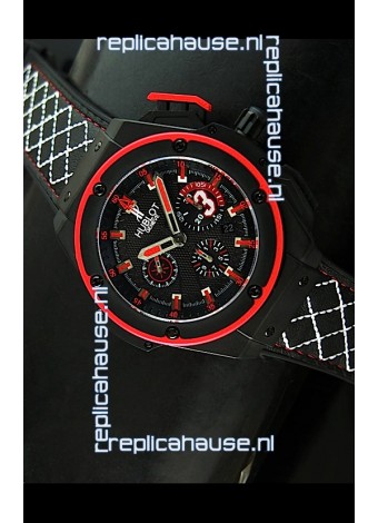 Hublot Big Bang Dwayne Wade Edition Swiss Replica Watch Black Strap