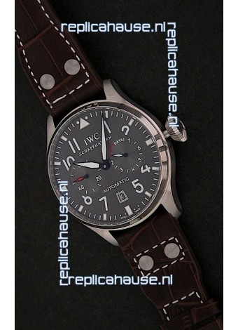 IWC Die Grosse Fliegeruhr Swiss Replica Watch in Dark Grey Dial 