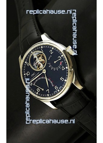IWC Portugese Mystere TourbillonSwiss Replica Watch in Black Dial