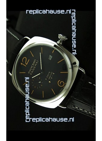 Panerai Radiomir 8 Days Japanese Replica Watch in Black Dial