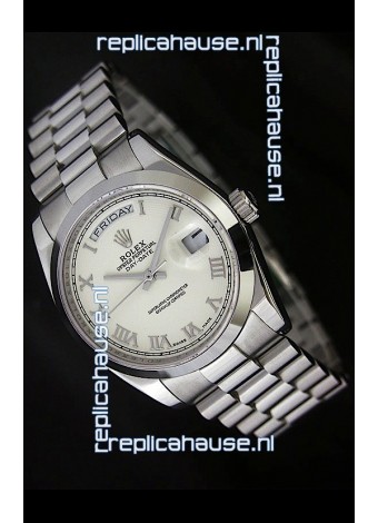 Rolex Day Date Swiss Replica Steel Watch