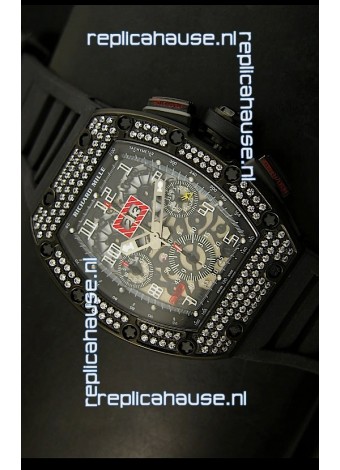 Richard Mille Filippe Massa Edition Titanium Swiss Watch in PVD Case
