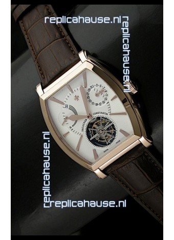 Vacheron Constantin Power Reserve Tourbillon Swiss Watch in Rose Gold