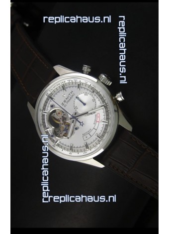 Zenith El Primero Chronomaster Handwind Power Reserve 42MM Replica Watch Silver Dial